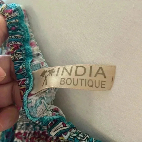 [s-L]India Boutique Tube Top sundress Fit ‘n Flare A-line  Maxi dress - Picture 7 of 8